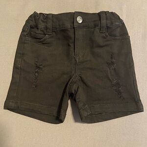 NWOT Fletch Midnight Wash Slim Fit Denim Shorts - Distressed